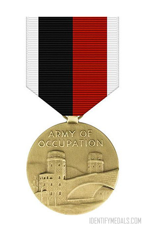 The Army of Occupation Medal - American Medals & Awards, WW2