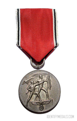 Nazi Germany Medals and Awards: The Anschluss Commemorative Medal