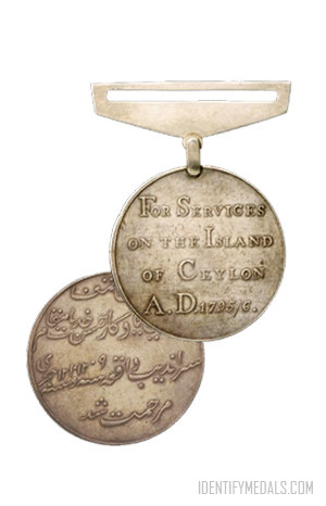 The Capture of Ceylon Medal
