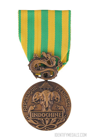 The Indochina Campaign Commemorative Medal - French Medals, Badges & Awards Pre-WW1