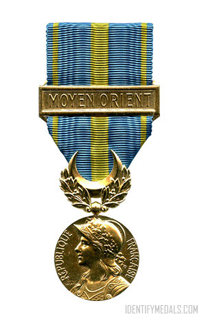 The Middle East Operations Commemorative Medal - French Medals, Badges & Awards Post-WW2