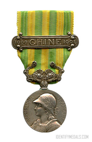 The 1901 China Expedition Commemorative Medal - French Medals, Badges & Awards Pre-WW1
