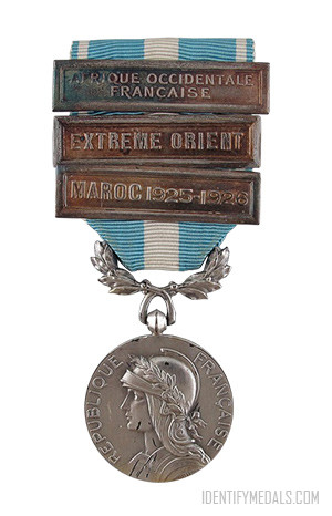 The Colonial Medal - French Medals, Badges & Awards Pre-WW1