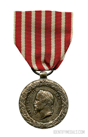 The Commemorative medal of the 1859 Italian Campaign - French Medals, Badges & Awards Pre-WW1