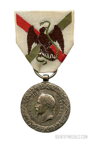The Commemorative Medal of the 1862 Mexico Expedition - French Medals, Badges & Awards Pre-WW1