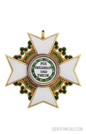 The Civil Order of Saxony - Kingdom of Saxony (Germany) Medals Pre-WW1