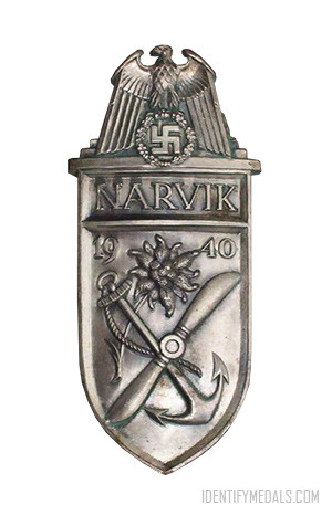 The Narvik Shield - German WW2 Medals, Badges and Awards