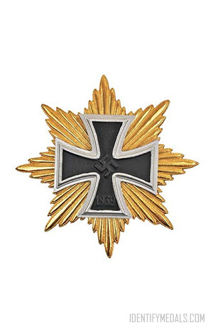 The Star of the Grand Cross of the Iron Cross - - Nazi Germany Medals