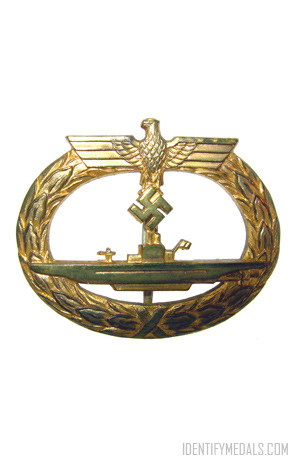 The U-boat War Badge - German WW1 WW2 Medals And Badges