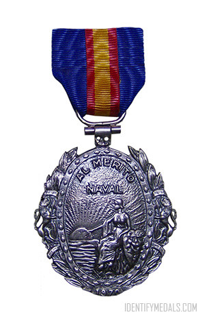 The Navy Medal (Spain) - Spanish Medals, Badges & Awards Post-WW2