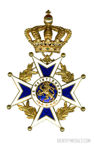 The Order of Orange-Nassau - Dutch Medals, Badges & Awards Pre-WW1