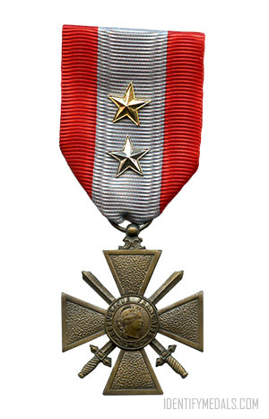 The War Cross for Foreign Operational Theaters - French Medals, Badges & Awards Interwars