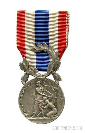 The Honour Medal of the National Police - French Medals, Badges & Awards Pre-WW1
