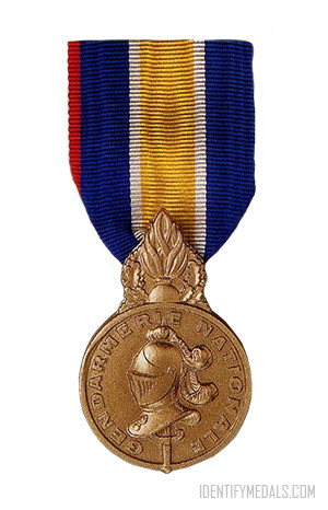 The Medal of the Gendarmerie Nationale - French Medals, Badges & Awards WW2