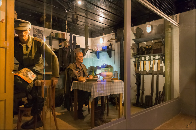 Arromanches Landing Museum - Exhibit. CC GK Sens-Yonne Flickr.