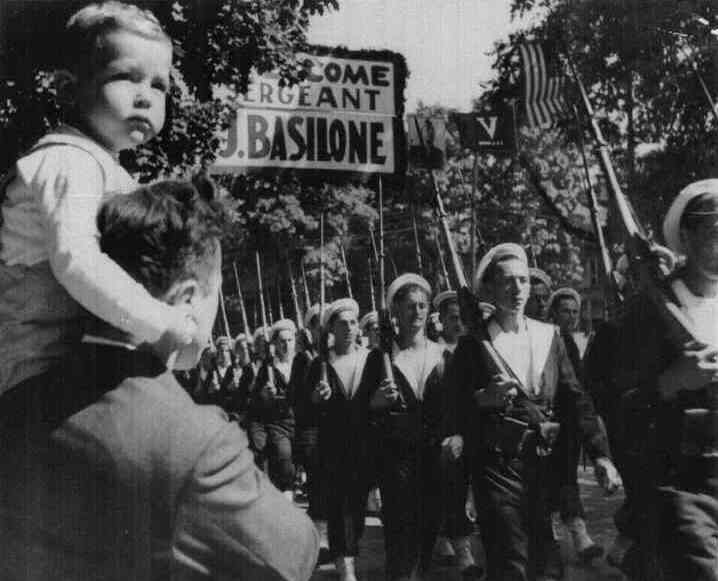 The 1943 Welcome Home Parade.