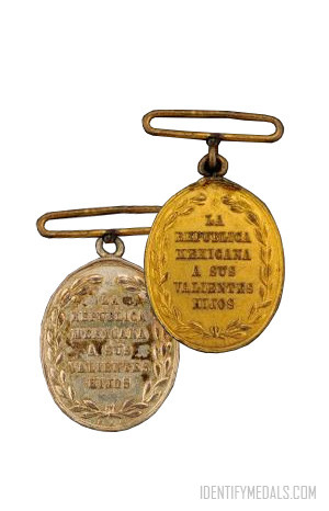 The Medal for the Battle of the Cinco de Mayo - Mexican Medals & Awards - Pre-WW1