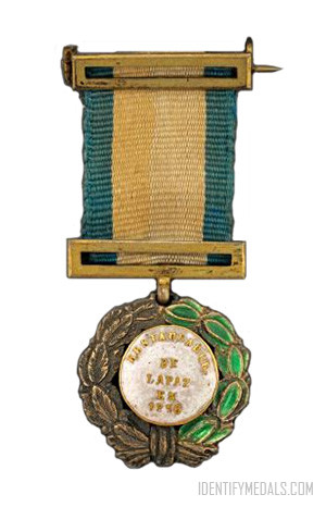 The Restorer of the Peace Medal (1855) - Mexican Medals & Awards - Pre-WW1