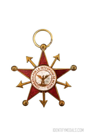 The Star for Bejar and El Salado (1842) - Mexican Medals & Awards - Pre-WW1
