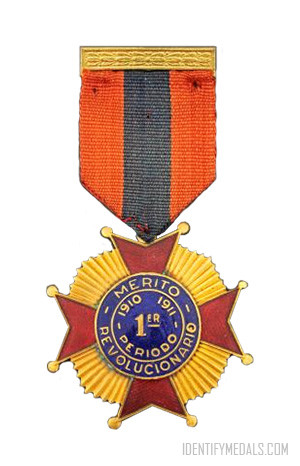 The Cross for Revolutionary Merit - Mexican Medals & Awards - WW1