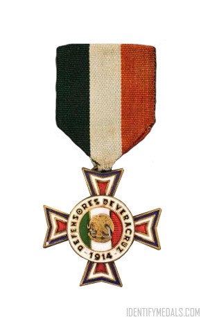 Cross for the Defenders of Veracruz - Mexican Medals & Awards - WW1