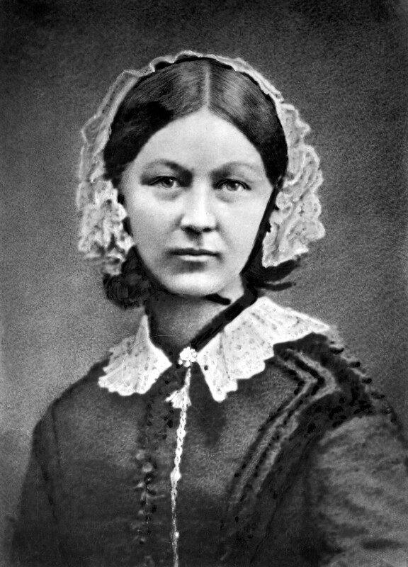 Florence Nightingale, circa 1860. Photograph by Henry Hering (1814-1893)