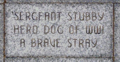 Sgt Stubby's brick at Liberty Memorial