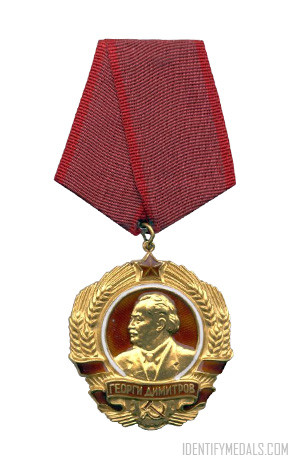 Bulgarian Medals: The Order of Georgi Dimitrov