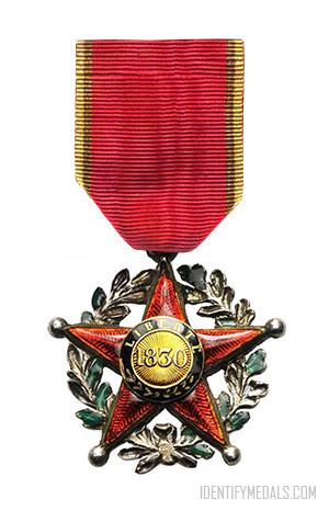 Belgium Medals and Awards: The 1830 Star of Honor
