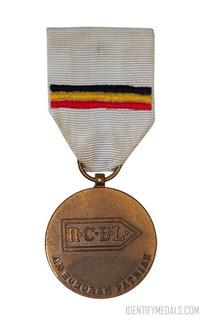 Belgian Medals & Awards: The Medal of the Recruiting Centers 1940