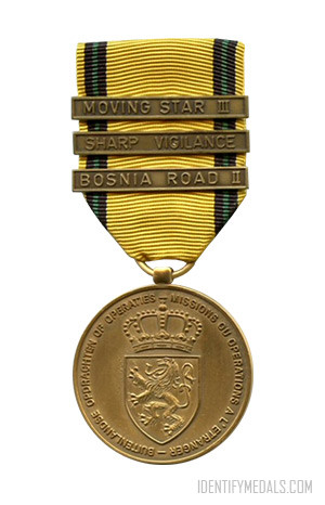 Belgian Medals & Awards: The Commemorative Medal for Foreign Operations or Missions