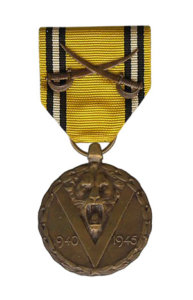 Belgian Medals & Awards: The Commemorative Medal of the War 1940-1945