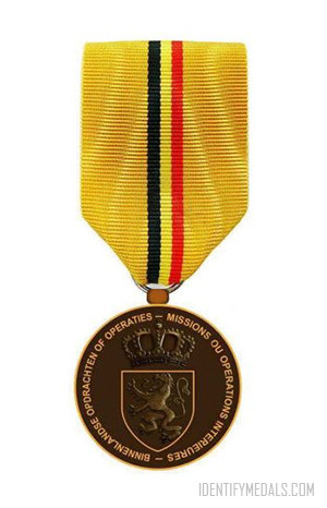 Belgian Medals & Awards: The Commemorative Medal for Operations in Defense of the Territory