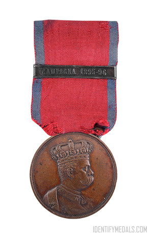 The Italian African Campaign Medal for the 1895-96 Campaign