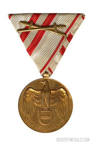 Austrian Medals: The Austrian First World War Commemorative Medal