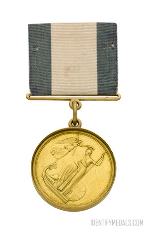 British Campaign Medals: The Naval Gold Medal