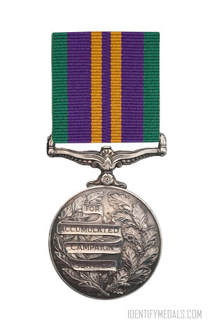 Great Britain Post-WW2 Medals: The Accumulated Campaign Service Medal