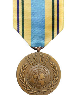 The United Nations Emergency Force Medal