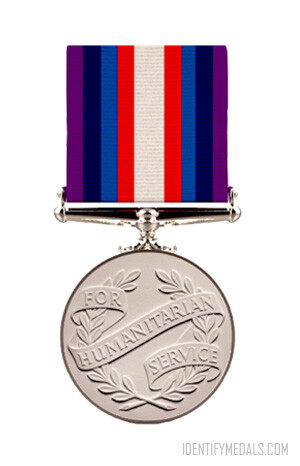 The Humanitarian Medal - British Medals - Post WW2