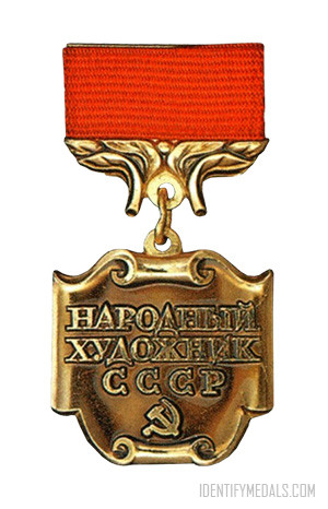 USSR Post-WW2 Medals: The People's Painter of the USSR Medal