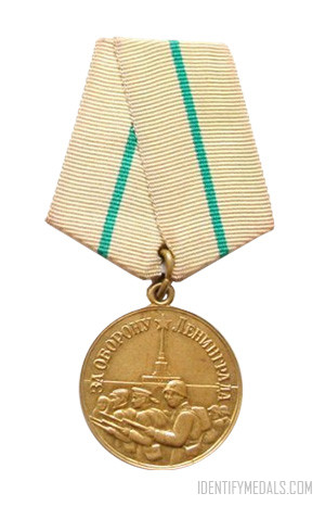 USSR WW2 Medals: The Medal for the Defense of Leningrad