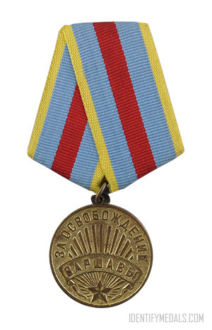 USSR WW2 Medals: The Medal for the Liberation of Warsaw