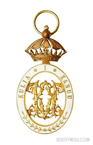 Hawaiian Medals - The Royal Household Order for Ladies