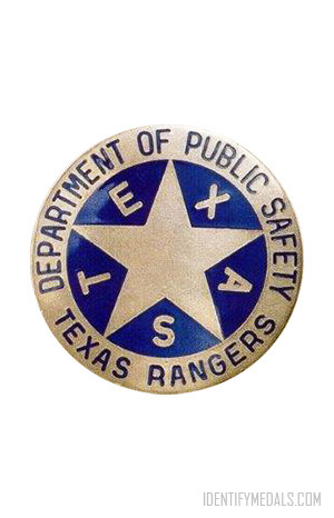 The Texas Rangers Ira Aten Badge - American Medals & Awards Pre-WW1