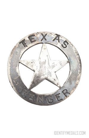 The Texas Rangers Ira Aten Badge - American Medals & Awards Pre-WW1