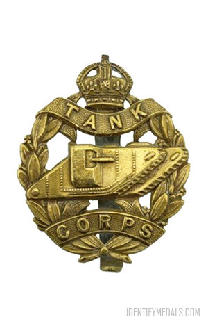 British Badges: WW1 Tank Corps Cap Badge