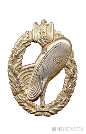 Third Reich Medals, Army/Waffen SS: The Balloon Observer's Badge
