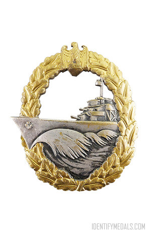 Third Reich Medals, Naval War/Kriegsmarine: The Destroyer War Badge