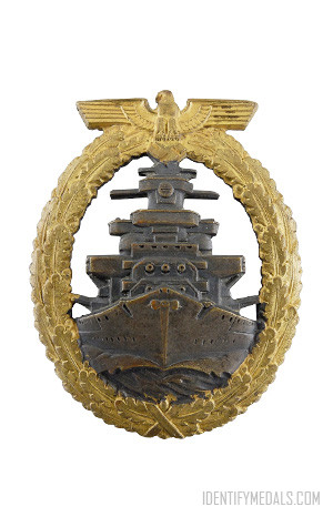 Third Reich Medals, Naval War/Kriegsmarine: The High Seas Fleet Badge