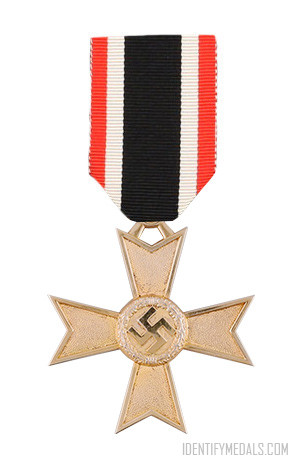 The Knight’s Cross Of The War Merit Cross In Gold - Nazi Medals WW2